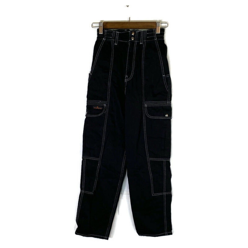 BDG Urban Outfitters Women's 24 Black Skate Jean High Rise Cargo Skater 90s Y2K
